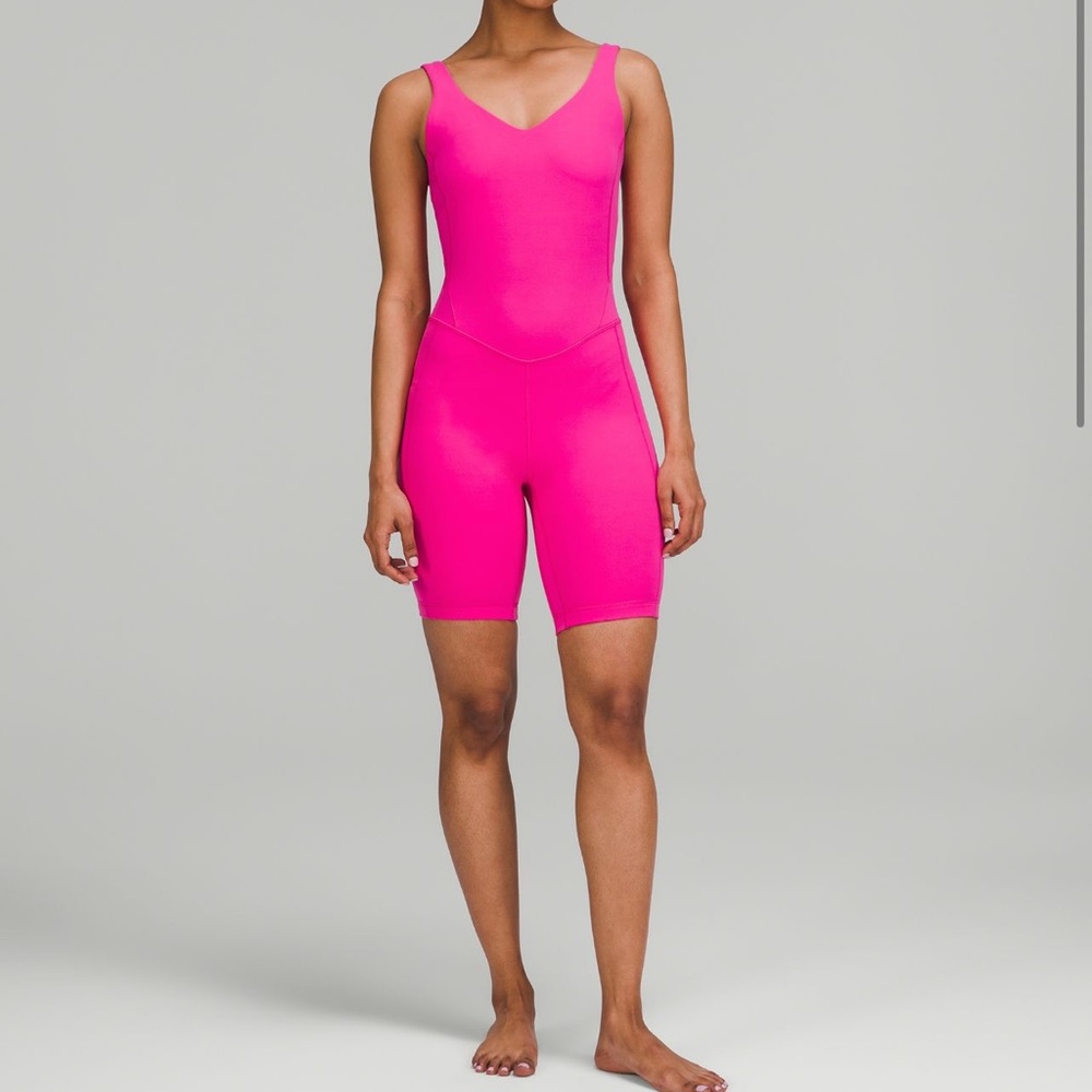 Lululemon Align Bodysuit 8" Sonic Pink NWT Size 8